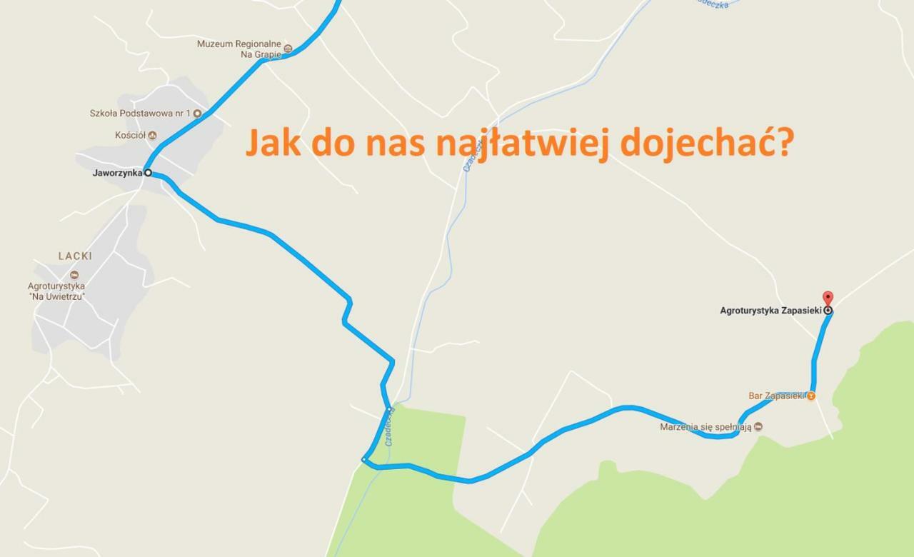 Agroturystyka Zapasieki Jaworzynka Buitenkant foto